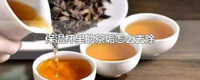 ​如何除掉保温杯里的茶垢 怎么消除保温杯里的茶垢