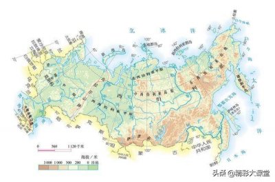 ​俄罗斯地形特点（跨亚欧大陆北部的俄罗斯地形与气候特征）